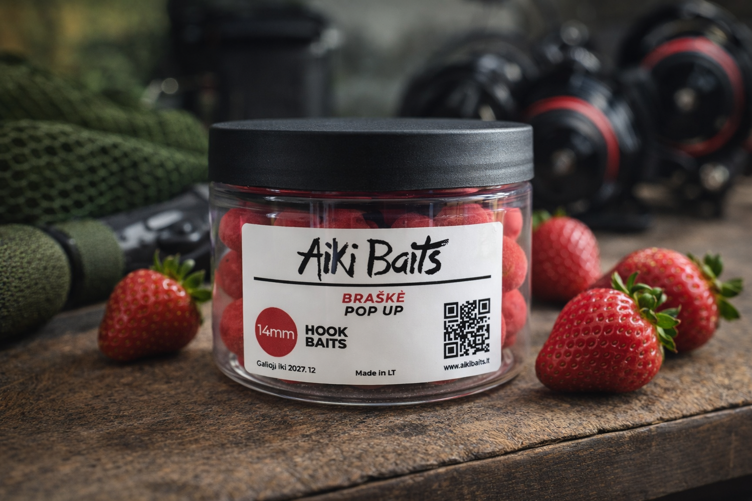 Aiki Baits Braškė Pop Up 14mm
