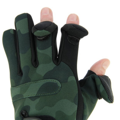 NGT Neoprene Gloves Camo Gloves