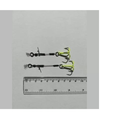 Apkaustas Gurza LEADER STINGER RIG ST-36 4 (6,5 & 8,5 сm) CHuv 2 vnt.