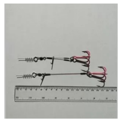 pkaustas Gurza LEADER STINGER RIG ST-36 4 (6,5 & 8,5 сm) Ruv 2 vnt.
