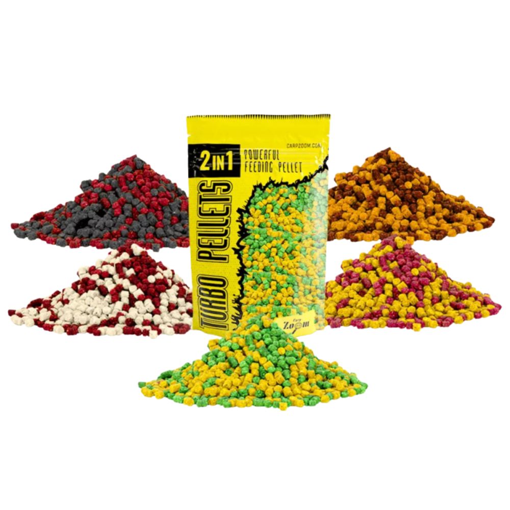 CarpZoom Peletės 2in1 Turbo Pellets, 3mm, 500g