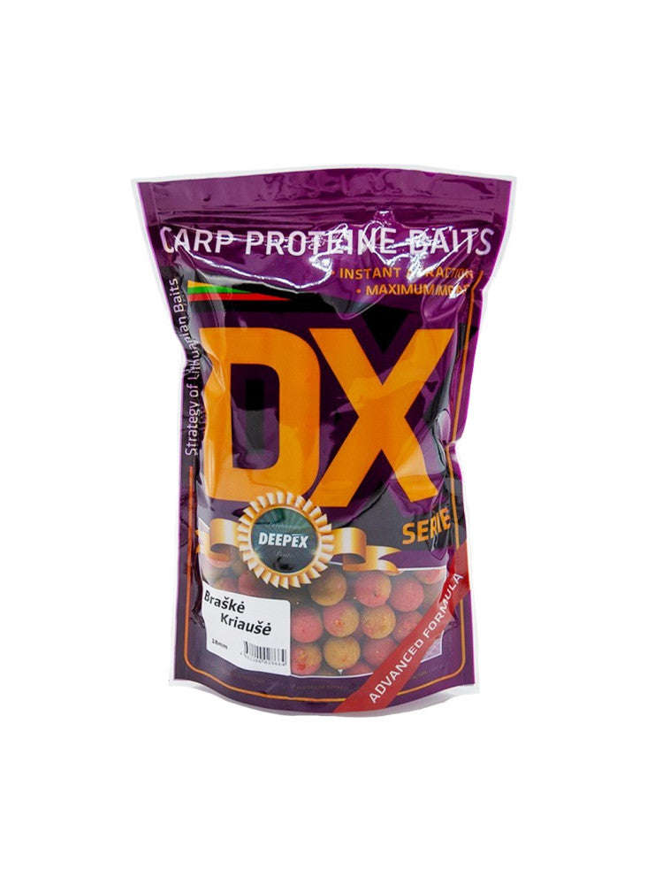 Baltyminiai kukuliai Deepex 18mm 800g - braškė ir kriaušė