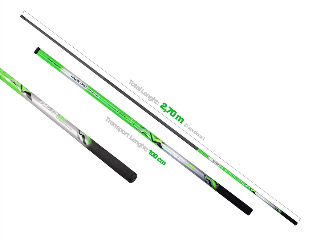 ZFISH Delta Tele graibšto rankena 2,70 m