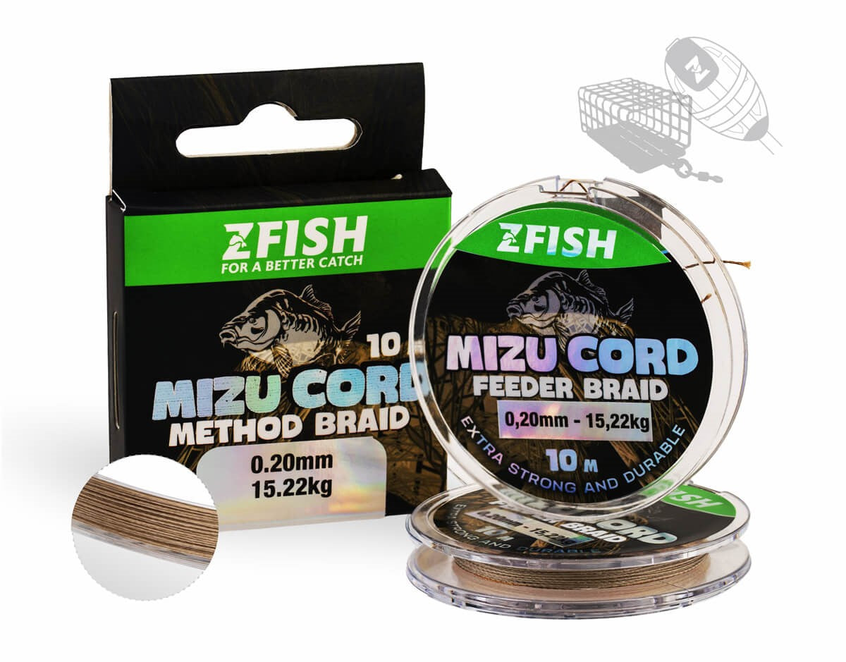 ZFISH MizuCord Method Feeder pintas valas 10 m