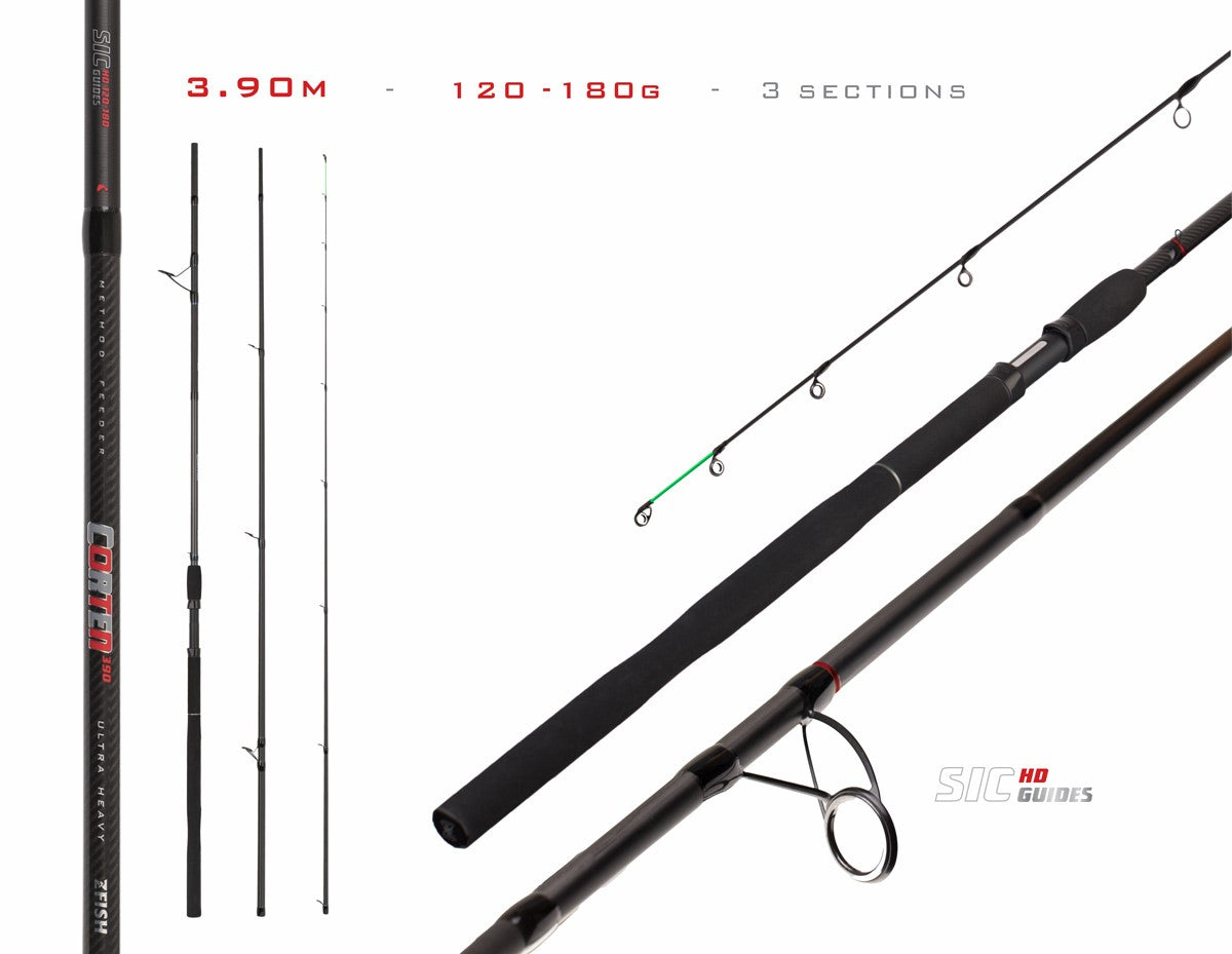 ZFISH Rod Corten Method Heavy Feeder 3,9m 120g iki 180g