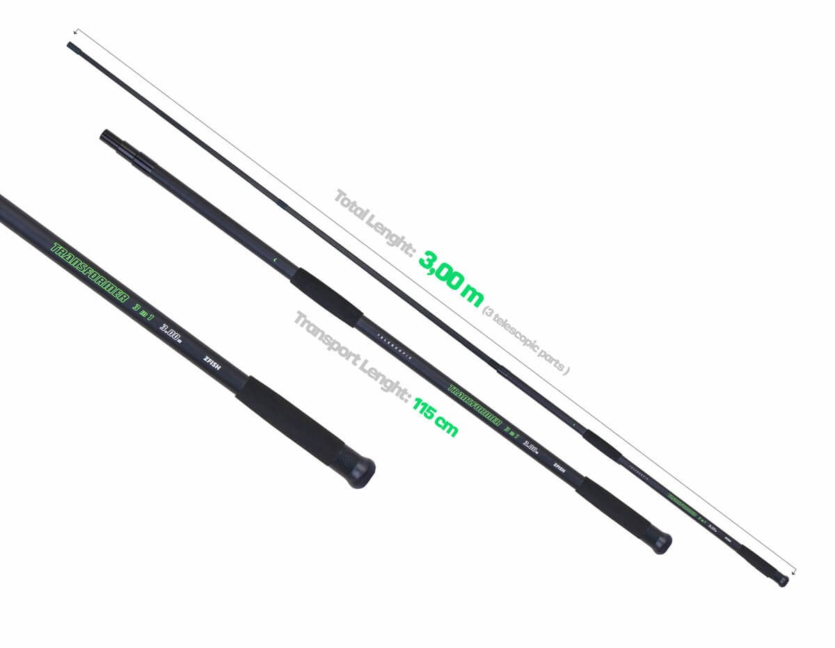 ZFISH Transformer graibšto rankena 3 m
