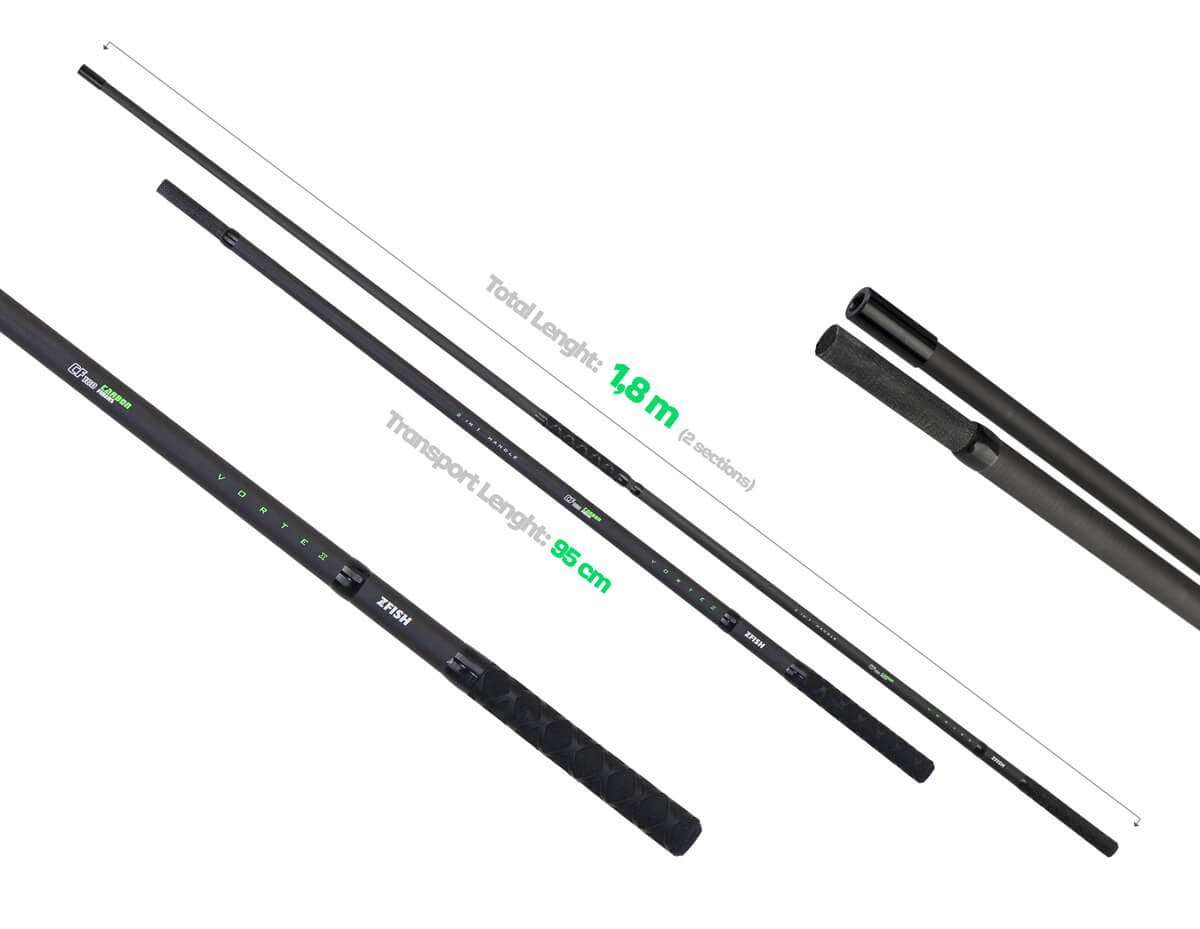 ZFISH Vortex graibšto rankena 1,8 m