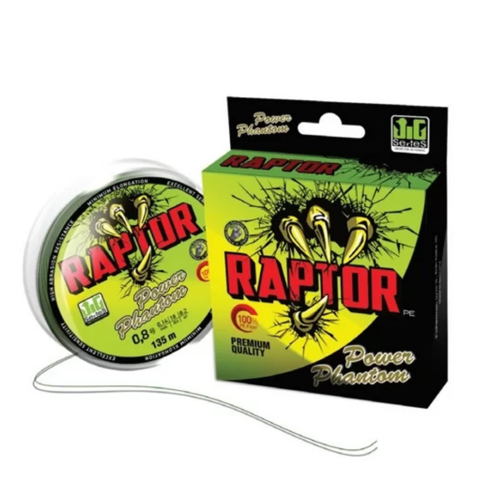 Power Phantom Raptor PE green 135m;