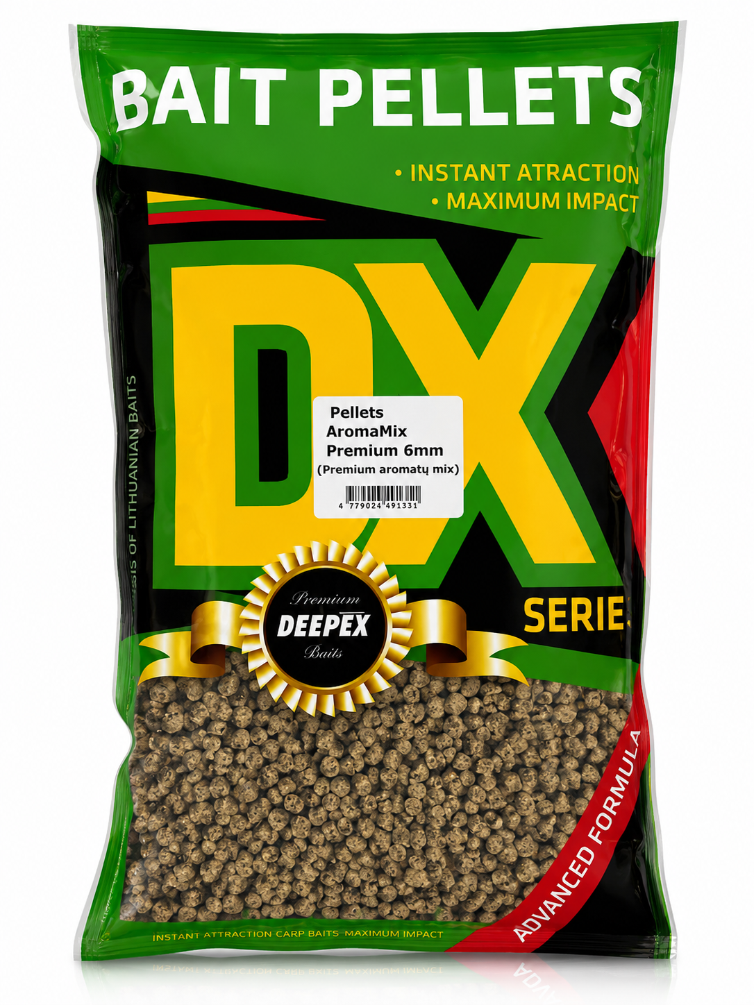 DEEPEX DX  Pellets 6 mm – AromaMix Premium (Premium aromatų mišinys)