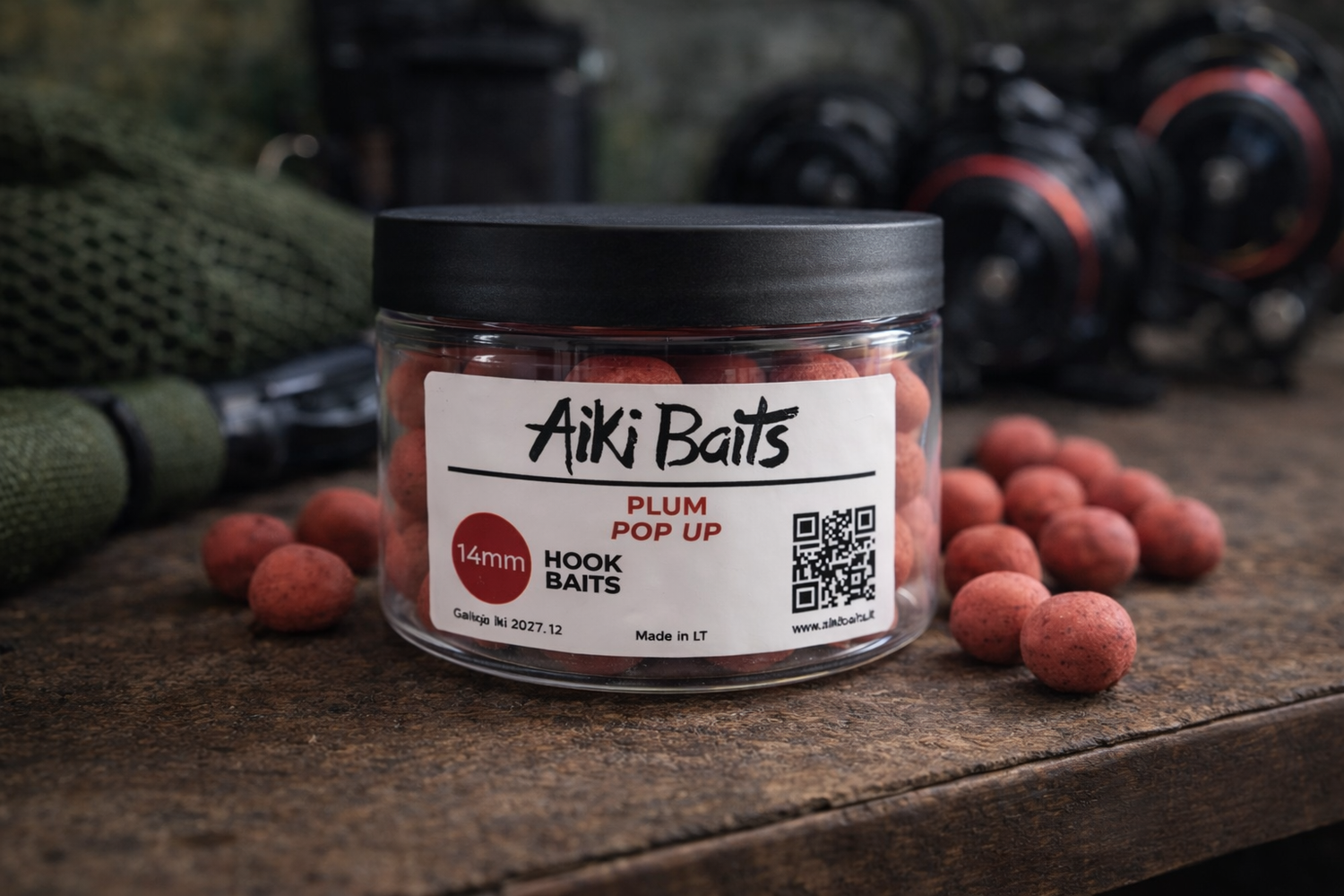 Aiki Baits Plum Pop Up 14mm
