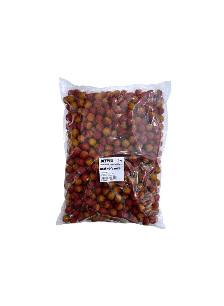 Deepex boiliai 20mm 3kg - braškė ir vanilė