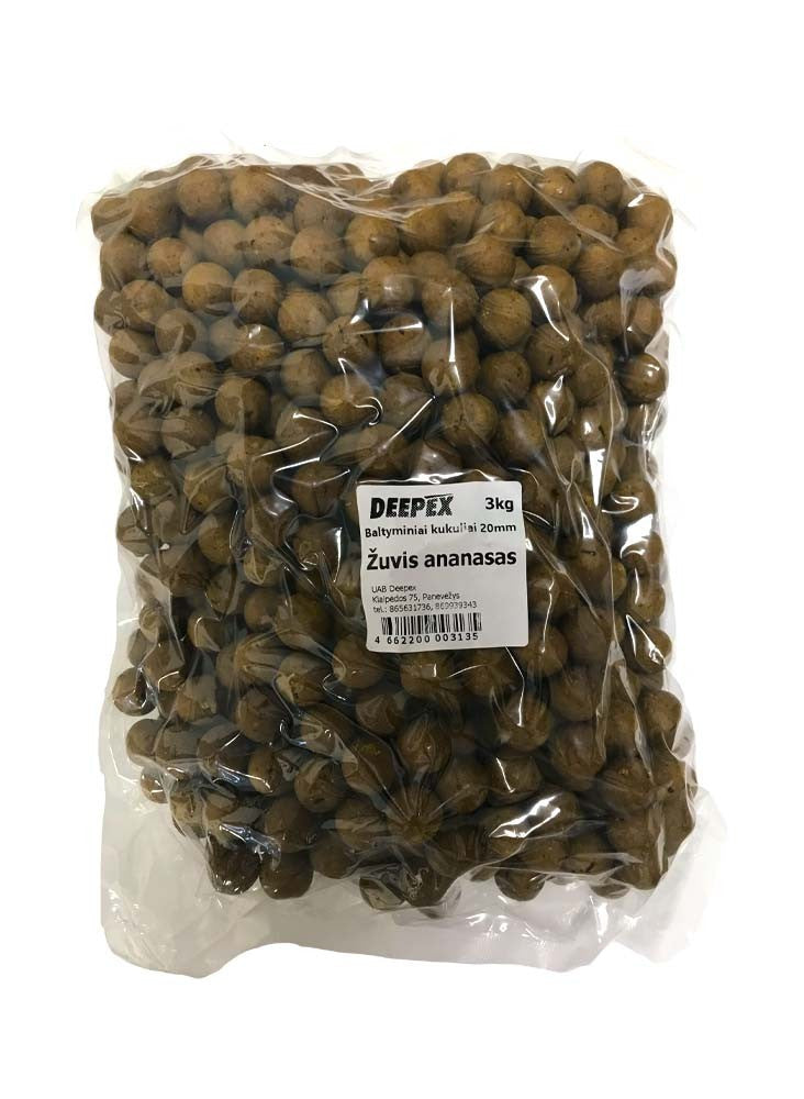 Deepex boiliai 20mm 3kg - žuvis ir ananasas