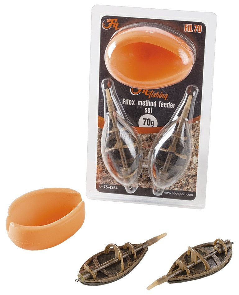 Filfishing Method Feeder Set FILEX 2+1 90g