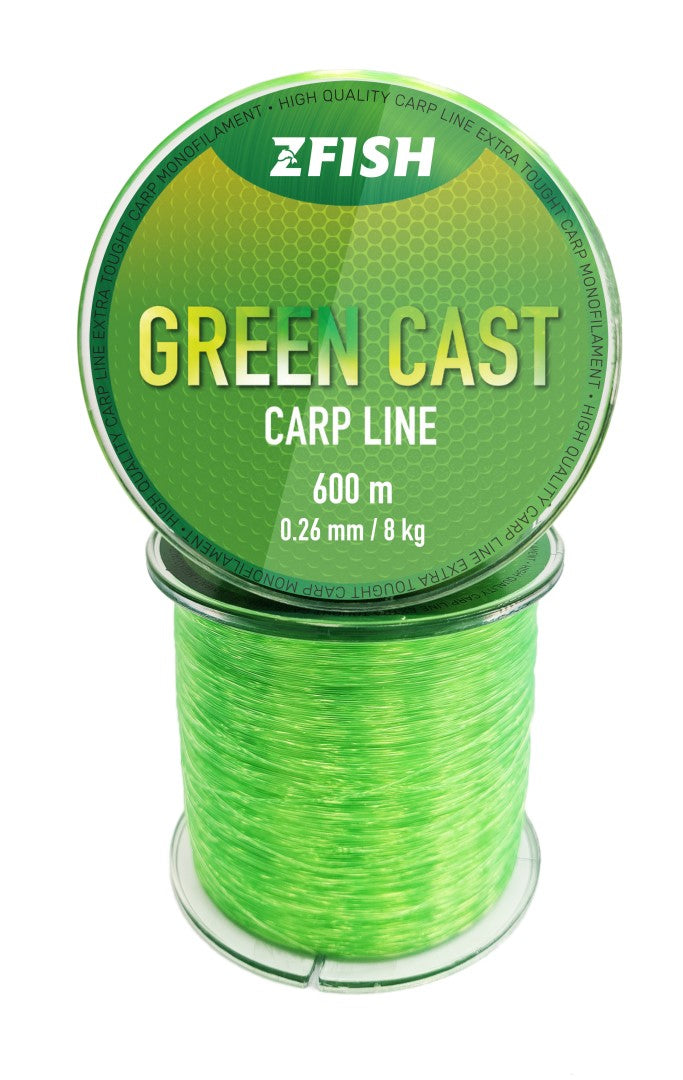ZFISH Green Cast Carp Line 600m