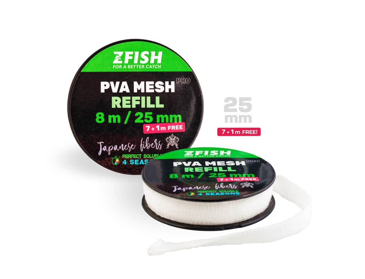 ZFISH PVA PRO Refill 25 mm/7 + 1 m Nemokamai!