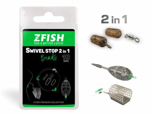 ZFISH Swivel Stop Beads 2in1