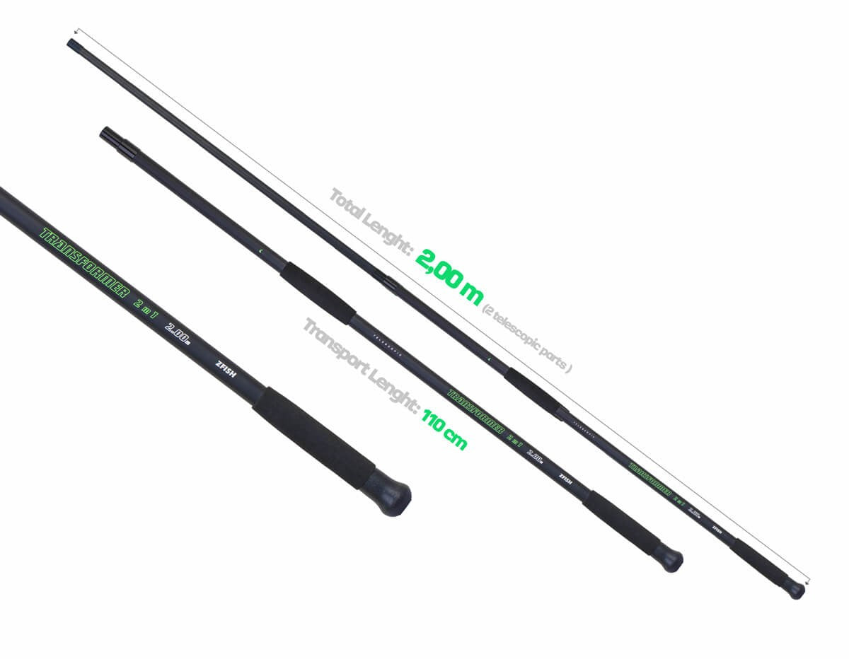 ZFISH Transformer graibšto rankena 2 m