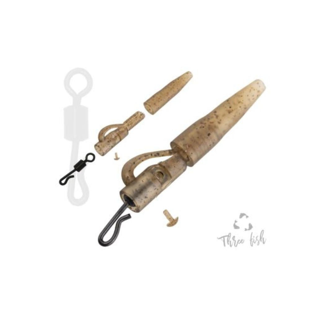 ZFISH LEAD CLIP SET & TAIL RUBBER + QC