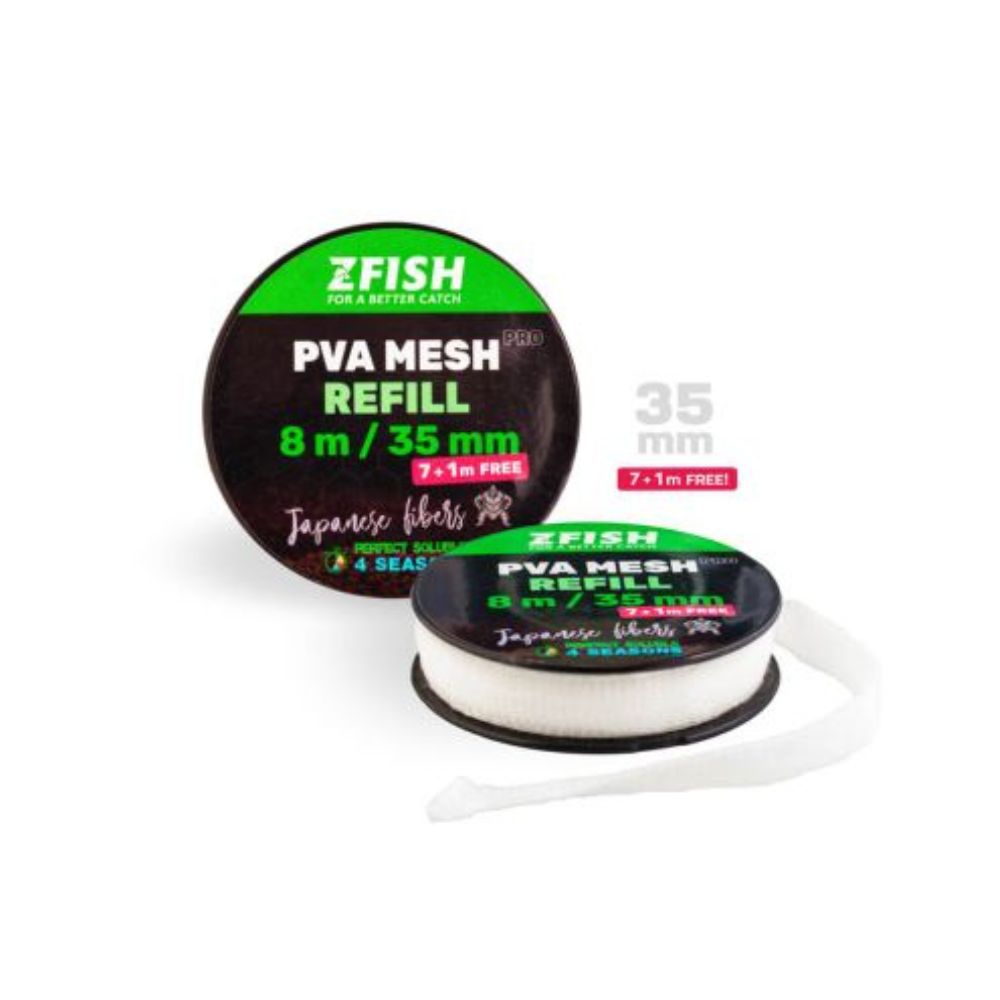 ZFISH PVA PRO REFILL 35 MM/7 + 1 M NEMOKAMAI!