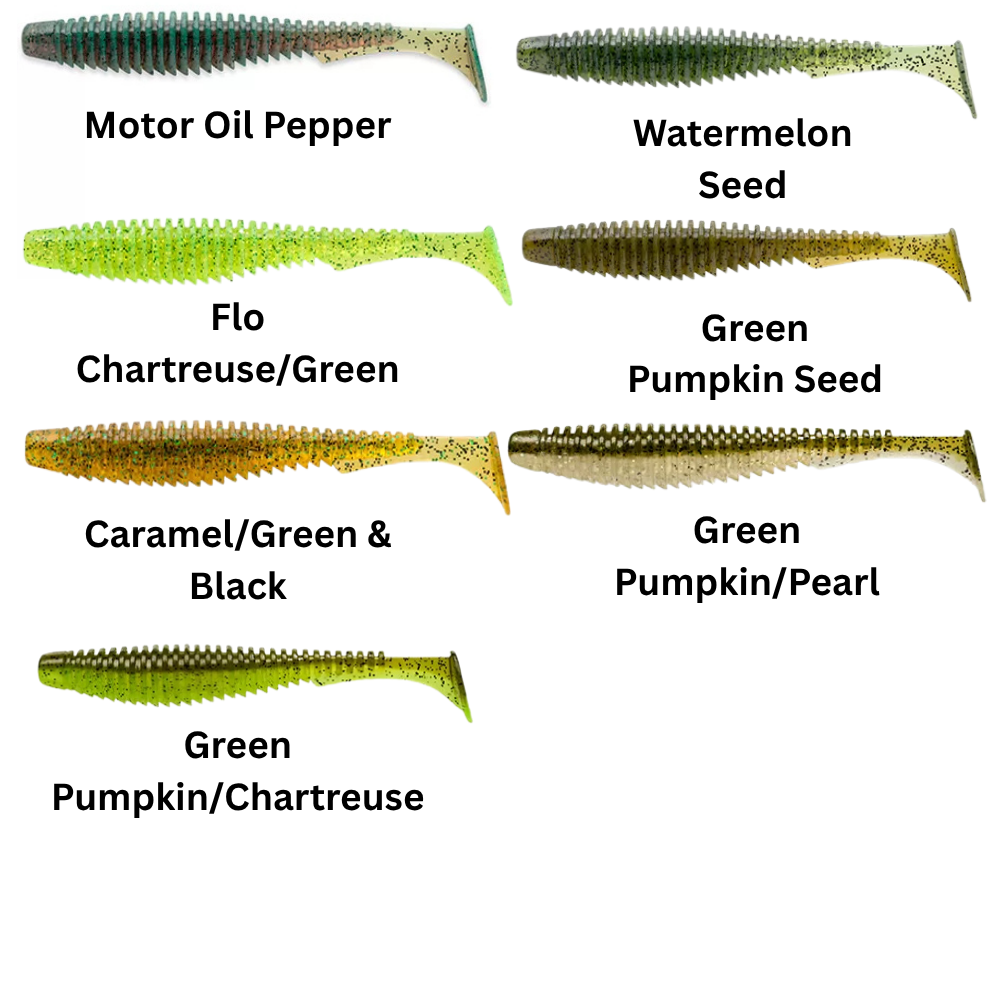 Silikoninis masalas FishUp U-Shad 4″ (8vnt.)
