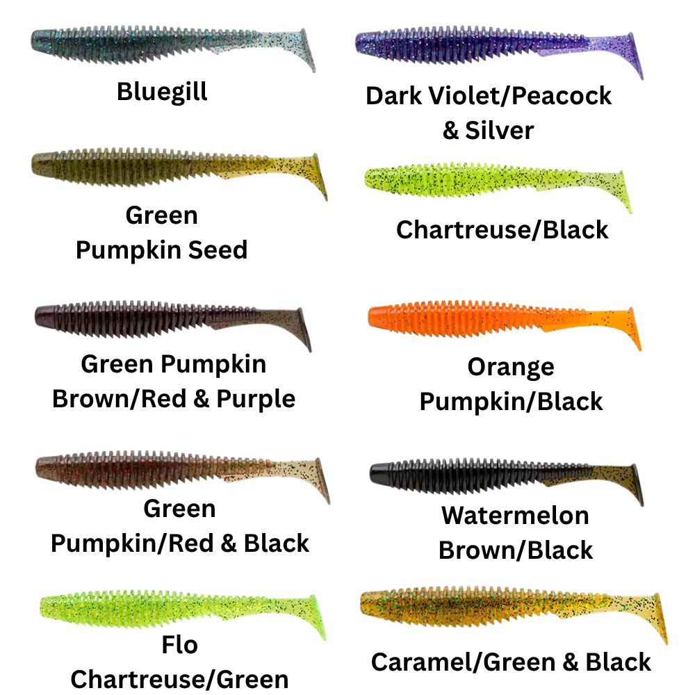 Silikoninis masalas FishUp U-Shad 2″ (10vnt)